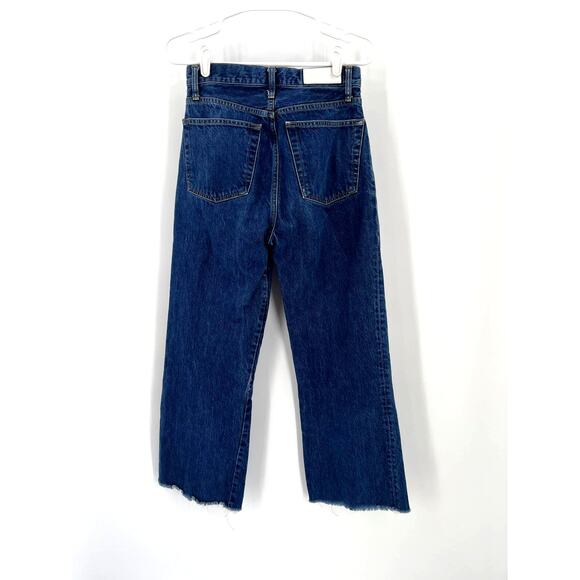 Re/Done Original Wide Leg Crop Jeans - Picture 5 of 7